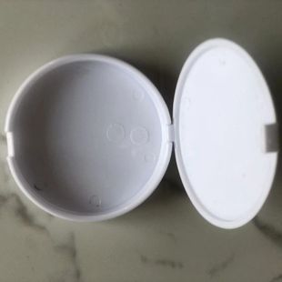 Round white box convenient storage box