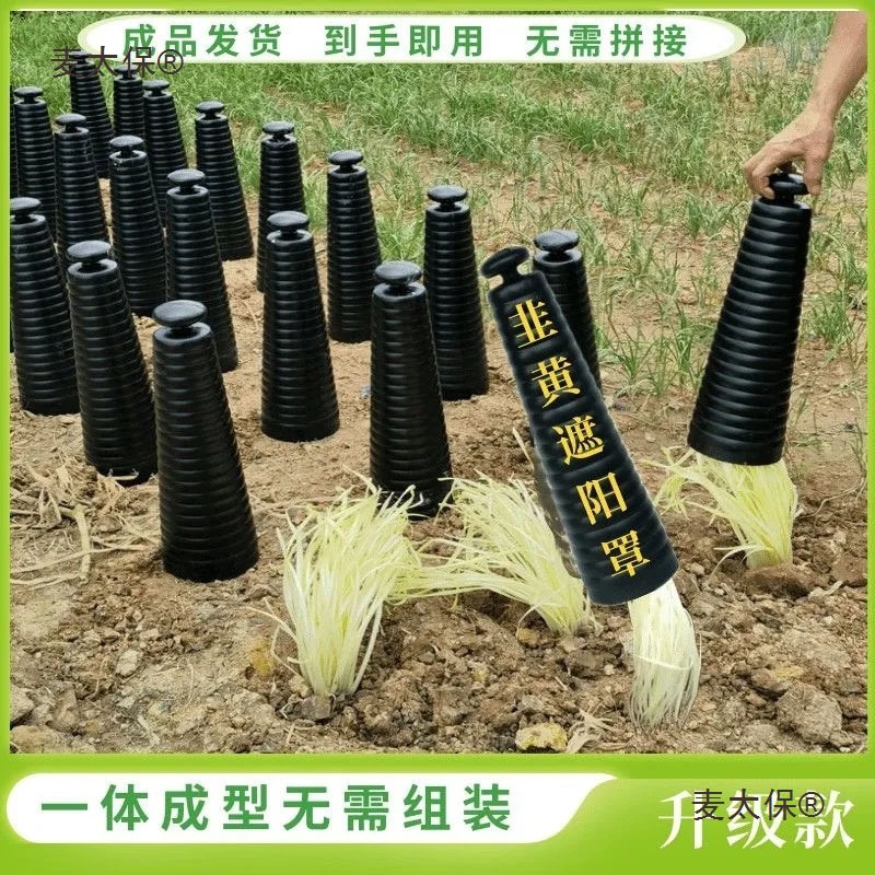 韭菜罩子筒塑料防晒黑韭黄遮光圆柱隔光用种植家用农业罩套麦太保