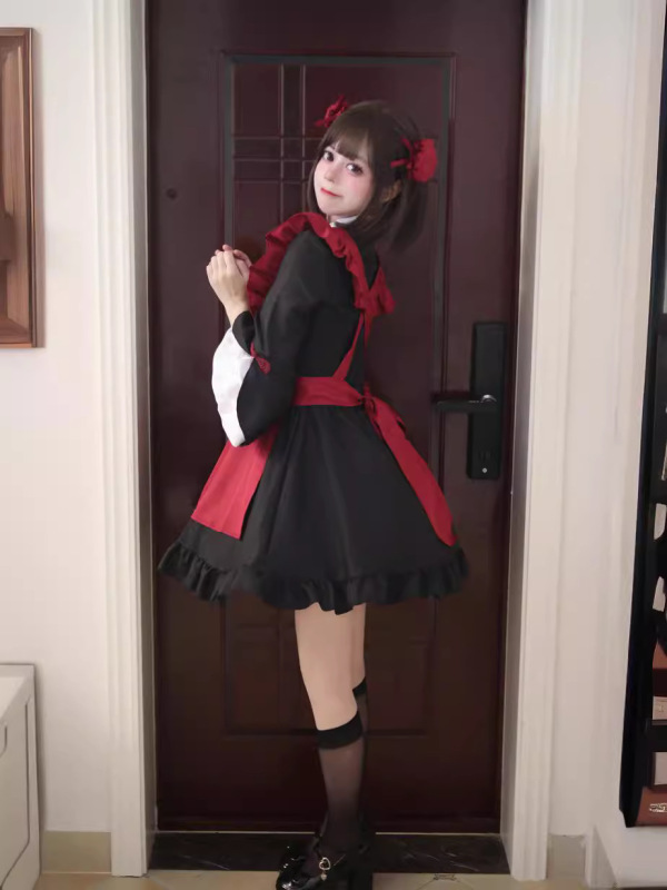 オリジナル新作中国風春節ランタンフェスティバルロリータメイド服メイド服COSパフォーマンス服大きいサイズ|undefined