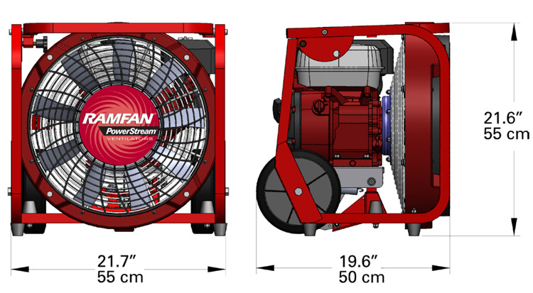GX350优兰特RAMFAN移动式消防排烟机