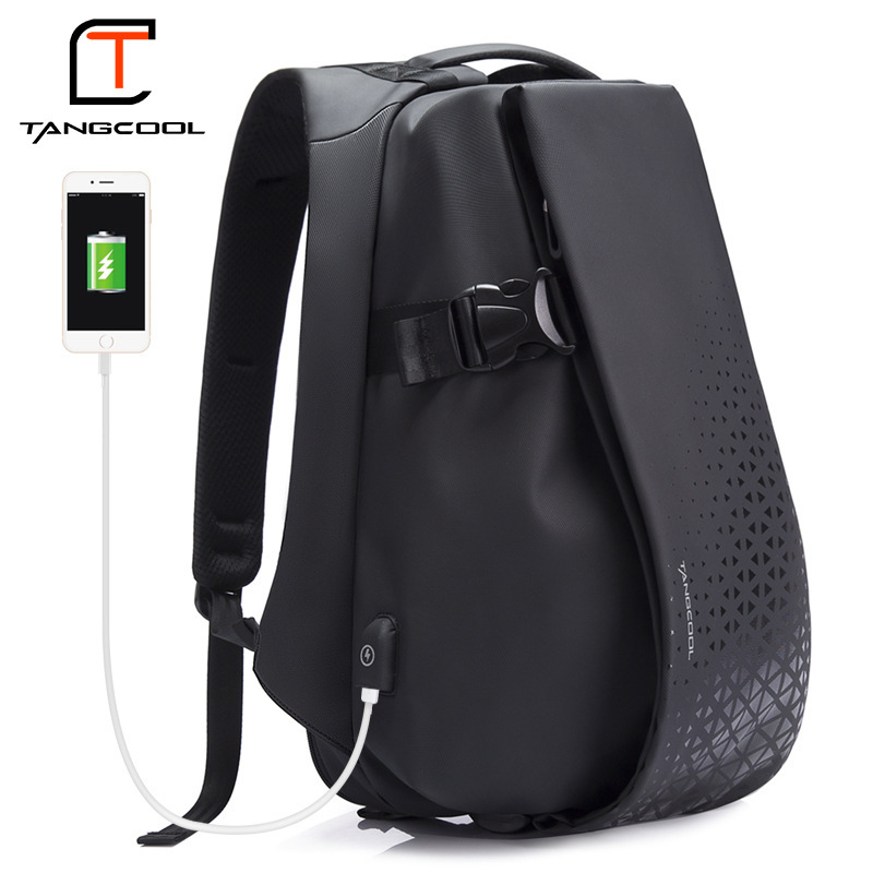 Tangku Men's Backpack Multi-Function Computer Back Large Capacity Travel Backpack Men's Oxford Cloth Student School Bag Trendy Tangku Men's Backpack Multi-Function Computer Back Large Capacity Travel Backpack Men's Oxford Cloth Student School Bag Trendy