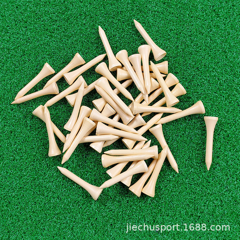 Pelota de golf nail log TEE bola de madera titular de golf con LOGO accesorios de golf