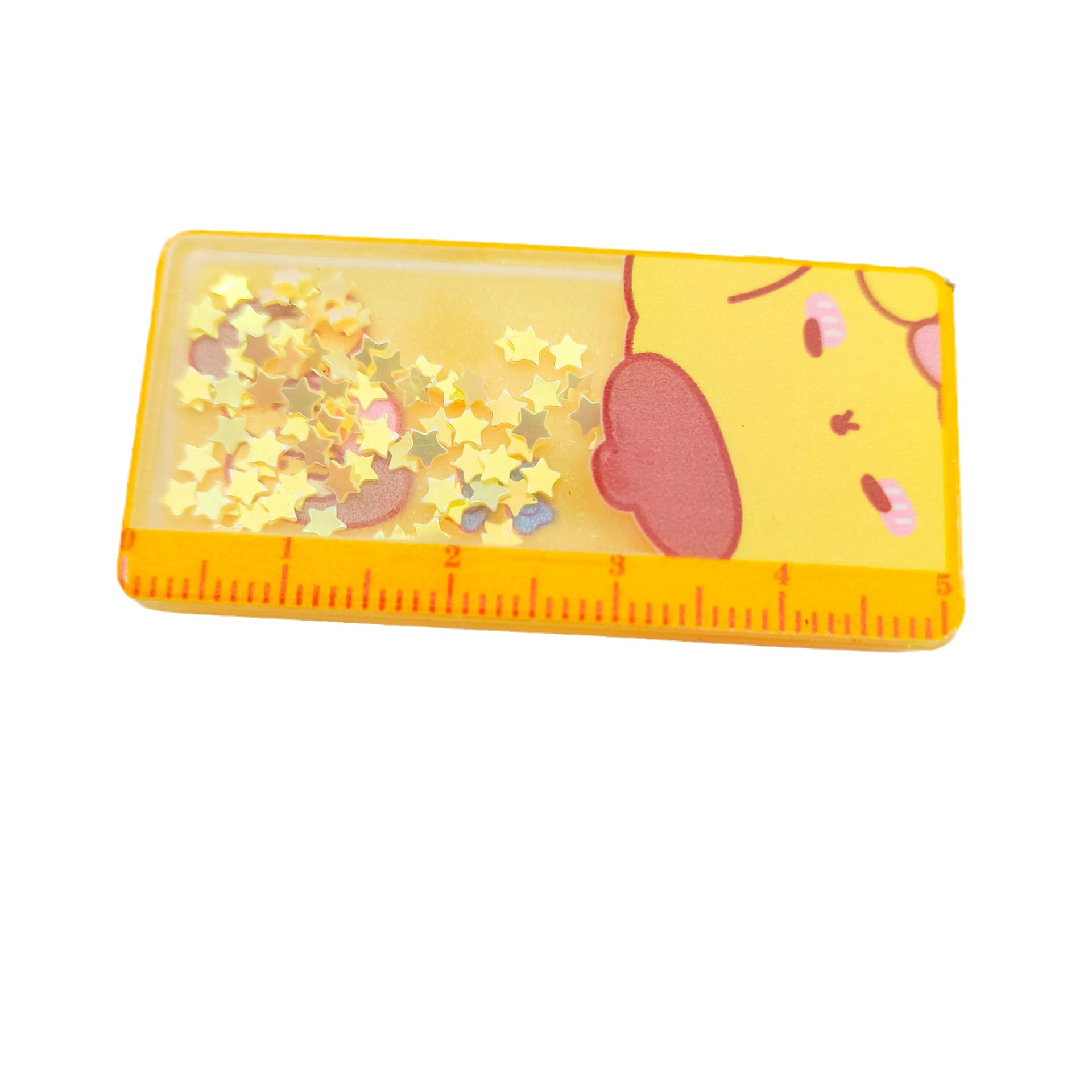 Acrílico lindo Sanrio dibujos animados dulce decorativo teléfono caso llavero accesorios regla parche