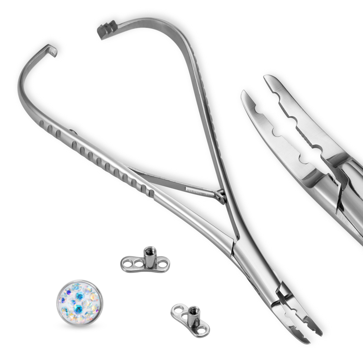 22-Three-hole hand-held buried nail clamp
