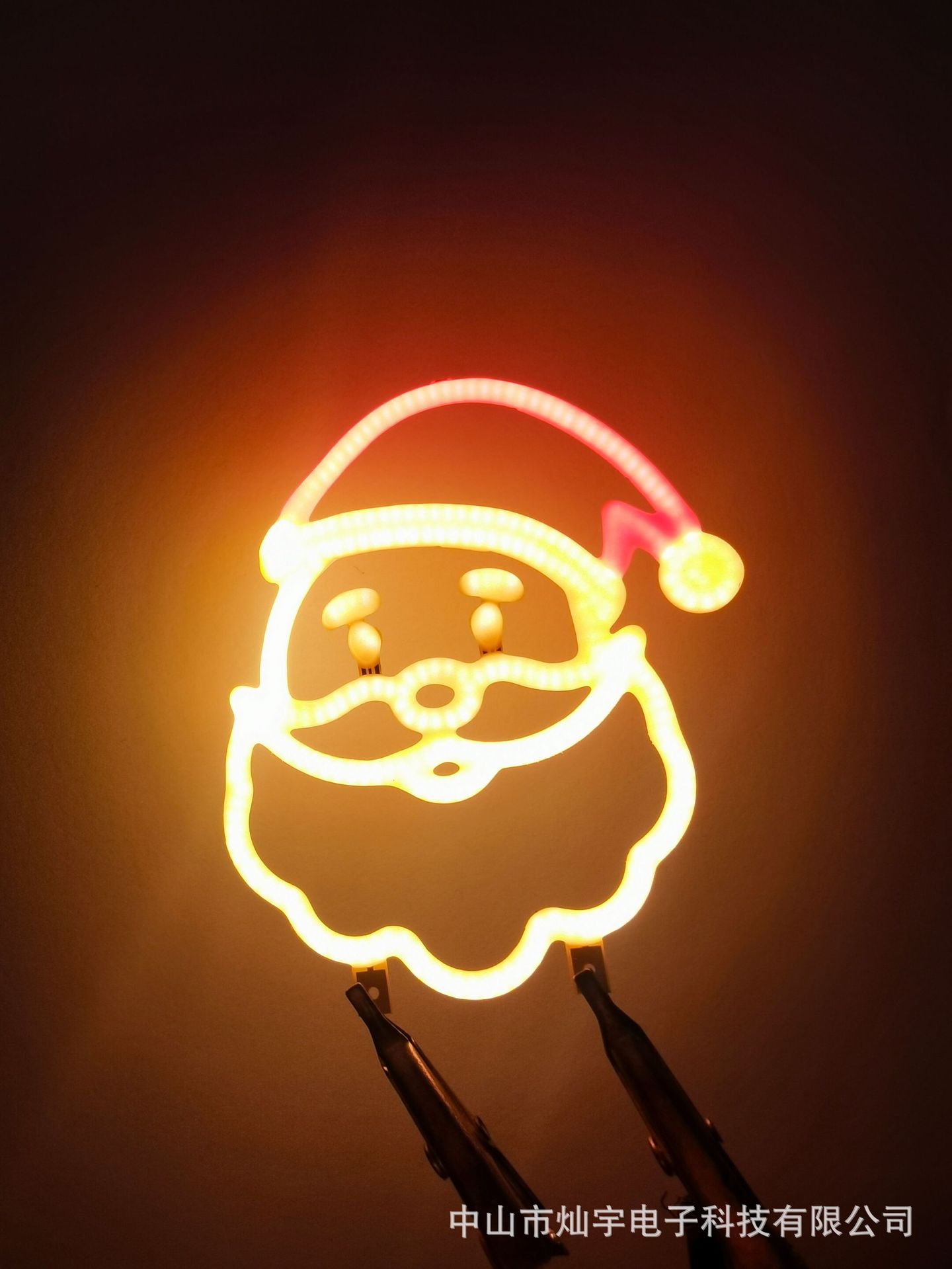 Cabeza de Santa Claus-58*50mm-3V-2200K + rojo