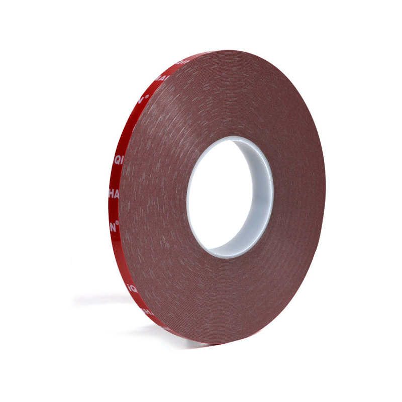 Fuerte resistente a altas temperaturas 0,8mm de espesor acrílico adhesivo de doble cara impermeable marco de fotos de metal transparente cinta adhesiva de doble cara al por mayor