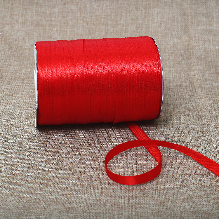 Cintas rojas de seda, cinta de cinta roja, cinta de boda, cinta de cinta