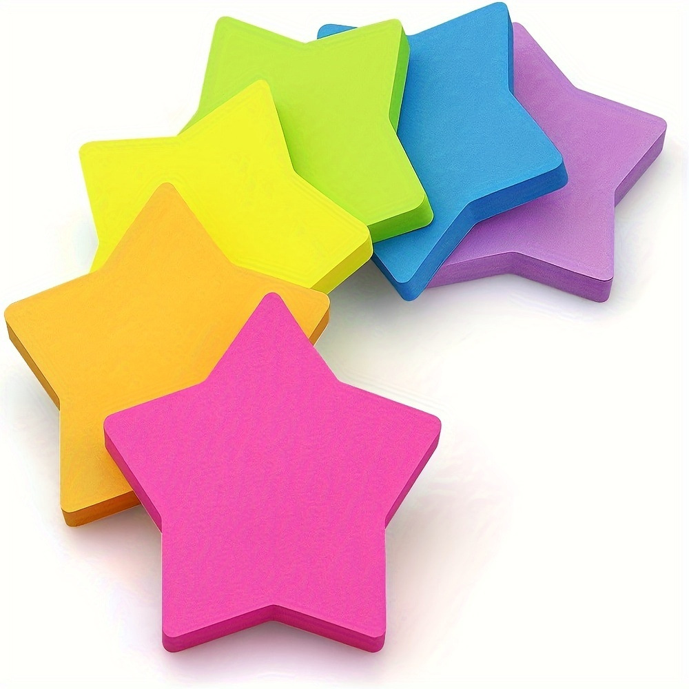 Transfronterizo 8 colores amor línea horizontal color fluorescente punto en forma de corazón post-it estrella de cinco puntas estilo de extracción creativa estilo emergente
