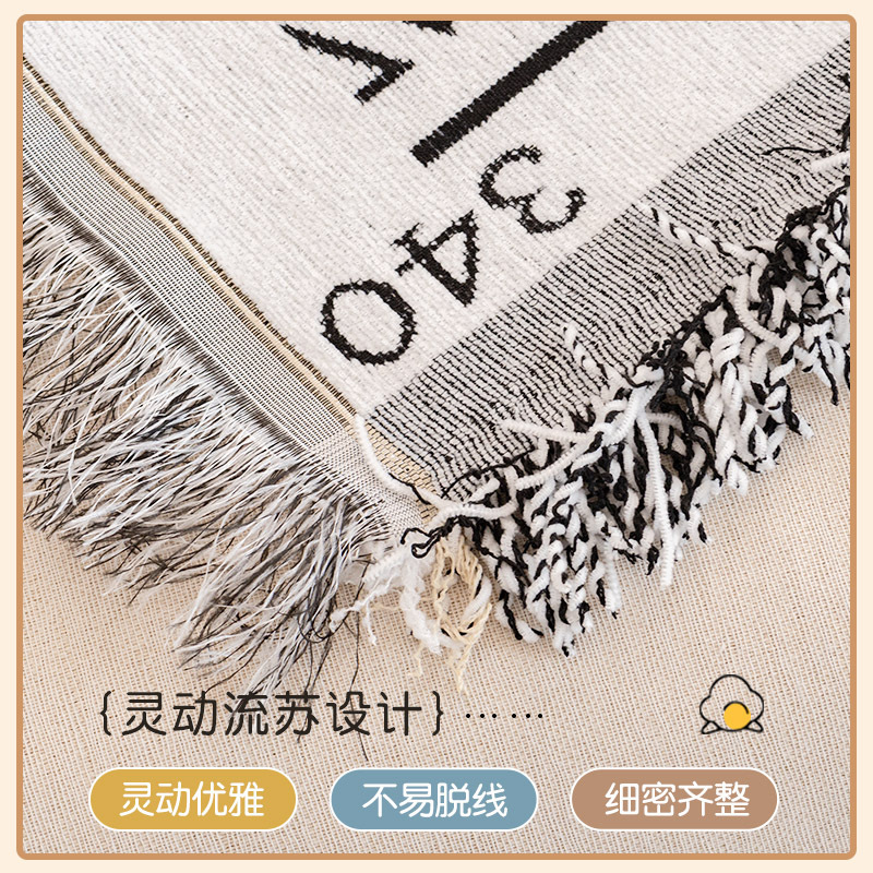 Cubierta de sofá estilo ins tela cubierta de sofá a prueba de polvo todo incluido cubierta de sofá de doble cara manta cubierta completa cojín de estilo nórdico