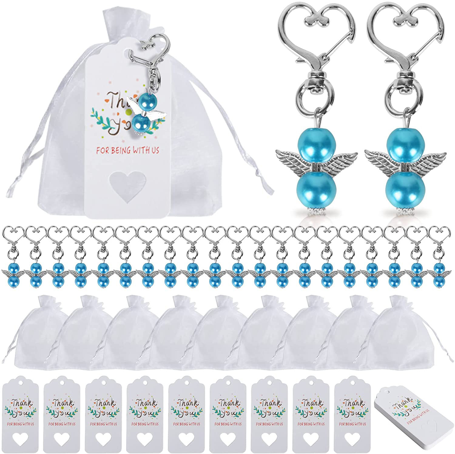 Creativo Ángel Guardián llavero boda fiesta decoración regalo cumpleaños bautismo Navidad Acción de Gracias gracias