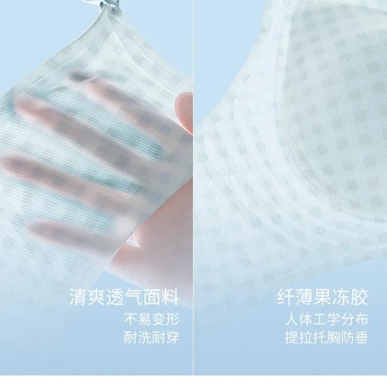 冰丝无痕内衣女小胸聚拢夏季薄款无钢圈防下垂2025爆款文胸罩|undefined