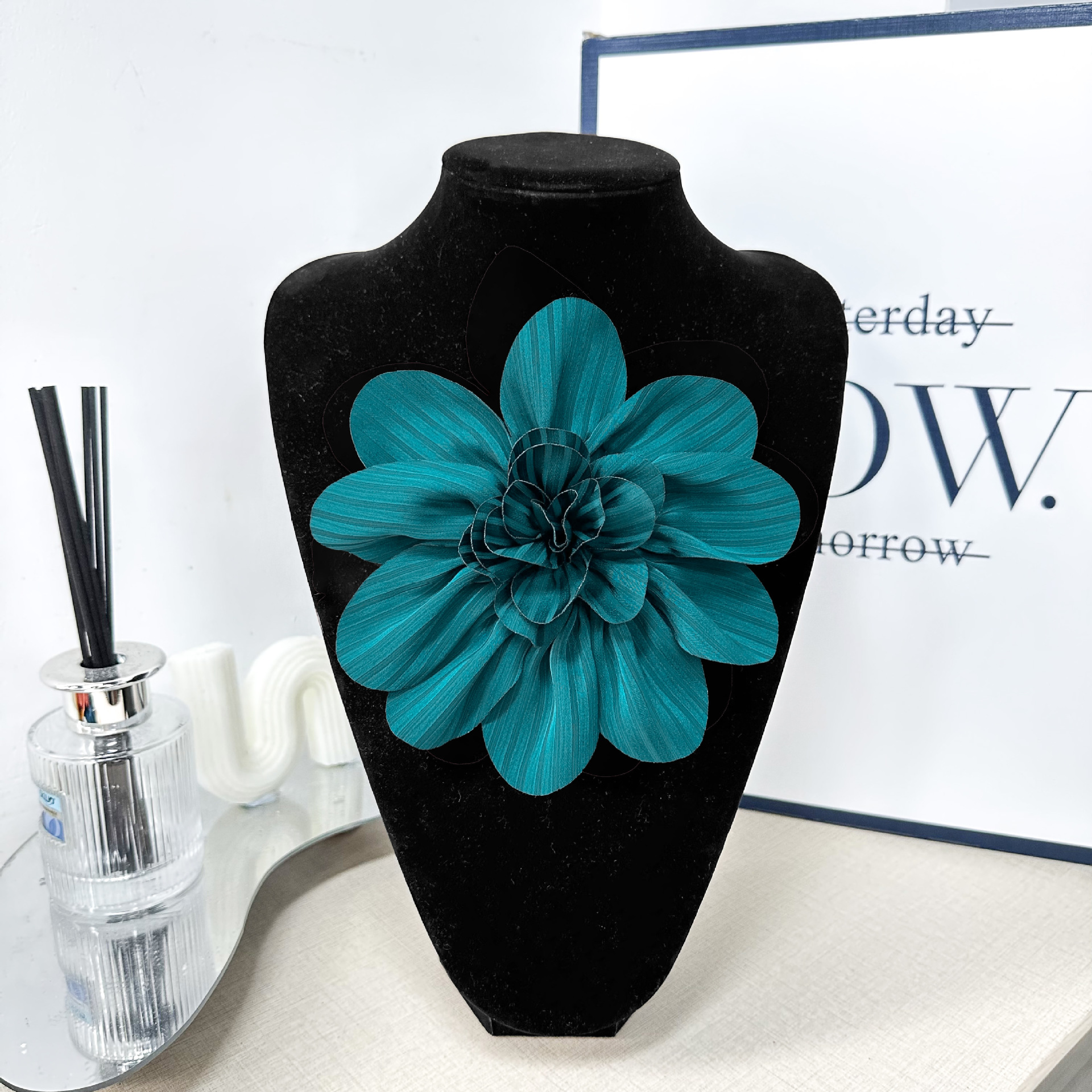18cm simulación de flores hechas a mano, ropa, bolsas, accesorios, ropa, accesorios para el hogar, accesorios de coincidencia en línea