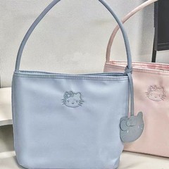 夏の新型キャンディー色のケイティの肩の脇の下のカバン2025新型の個性的な漫画のカバンは小さいリュックサックを収納します。