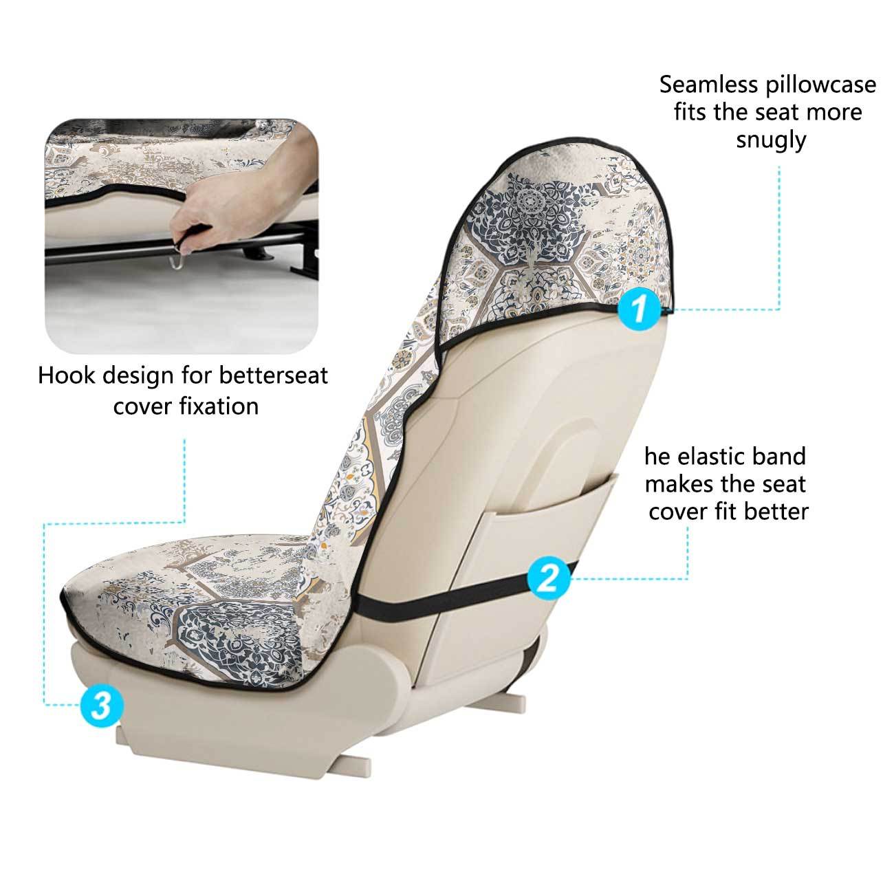 Car seat towel cover front seat protector suitable for gym and exercise, universal for all seasons, car use 76
