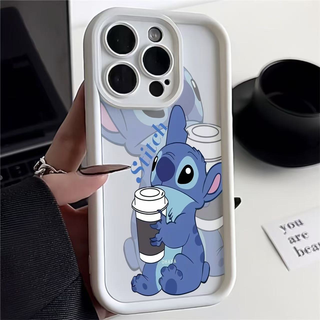 Personalidad linda aplicable iphone16pro funda para teléfono móvil Apple 15 anti-caída 14 dibujos animados 13promax nuevo 12x