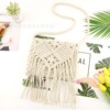 Straw beach shoulder bag for leisure