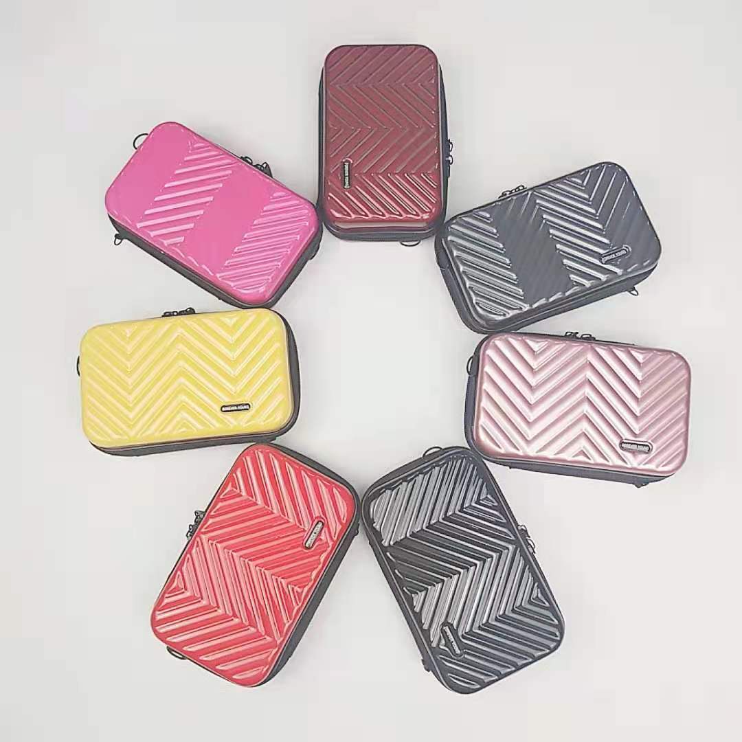 新款百搭迷你小包斜跨单肩包行李箱手提PC化妆包女士斜跨包高颜值