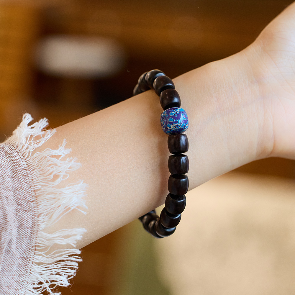 古法非遺産 大漆珠 天然木 小葉紫檀木 高級品 多色 ブレスレット 古法非遺産 大漆珠 天然木 小葉紫檀木 高級品 多色