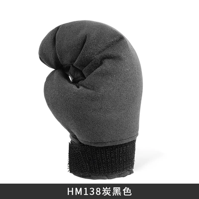 Winter plush gear handle cover handbrake cover suit gear cover gear lever cover gear cover creative cute car interior accessories (Sürətlər qutusu və əl tormozu başlıqları) - hm138-carbon-black-gear