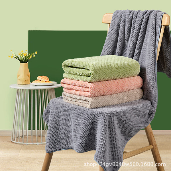 quick dry coral bath towel for gym