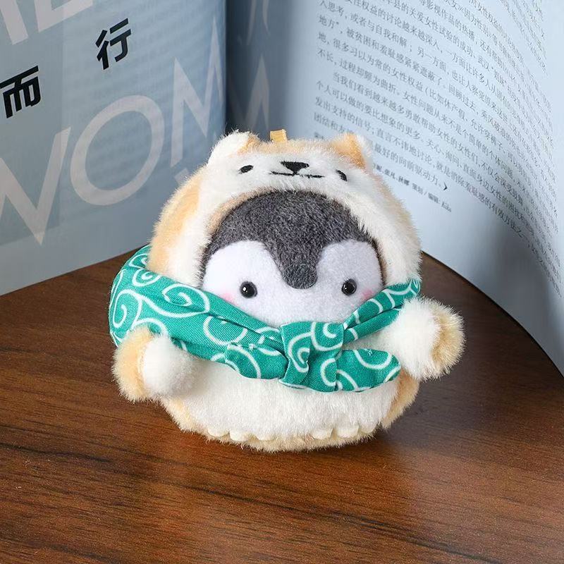 ドクターペンギンぬいぐるみキーホルダーおもちゃペンダントペンギン人形人形バッグペンダントギフト漫画かわいい|undefined