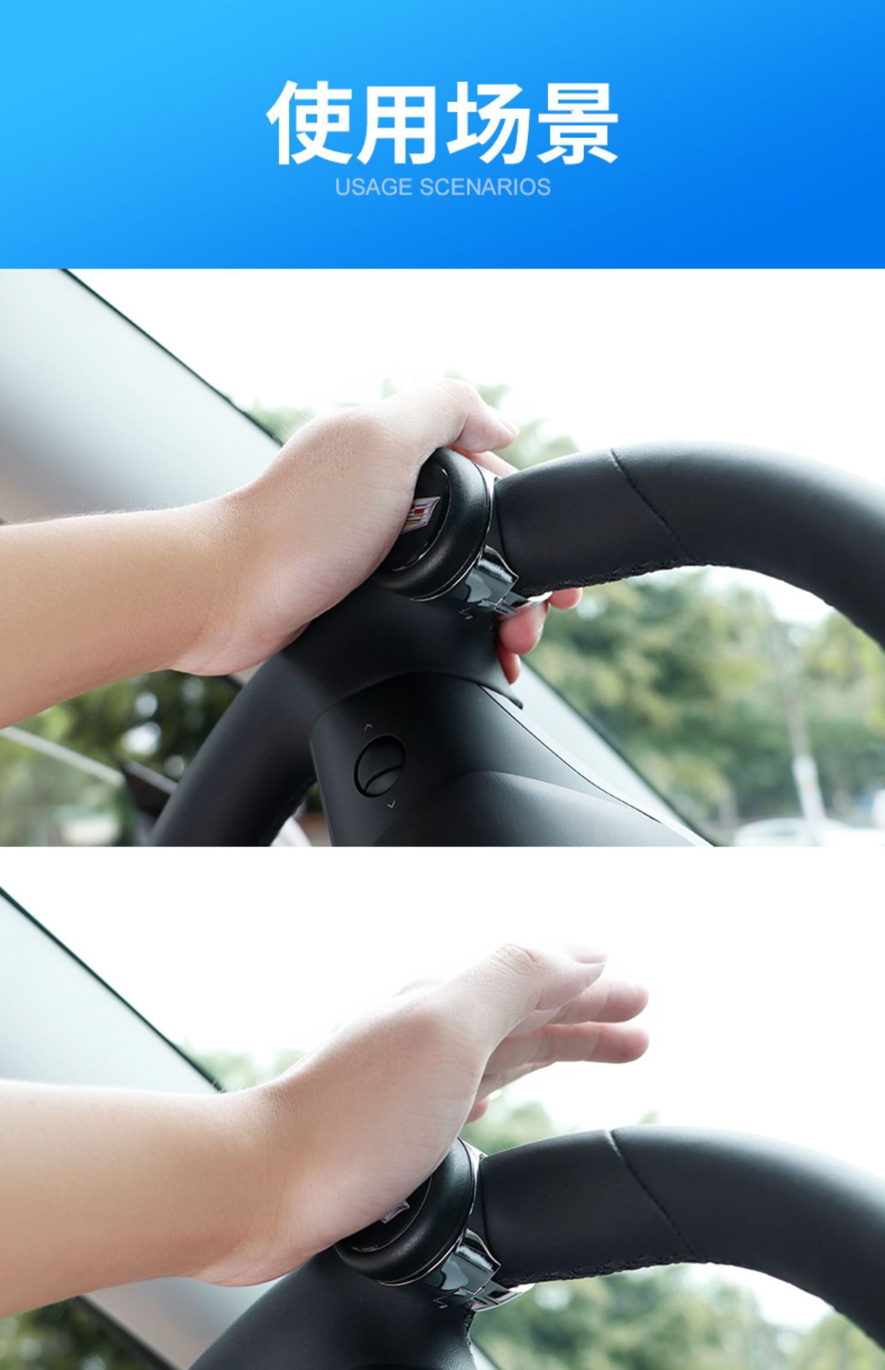 Suitable for Steering Wheel Booster Car Labor-Saving Ball Truck Bearing Type Multi-Functional One-Hand Steering Wheel