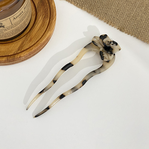 Korean Dongdaemun Flower Acetic Acid Hairpin, Ins Lazy Ballerina Updo Hairpin, Noble Lady Quality, Versatile Hair Accessory