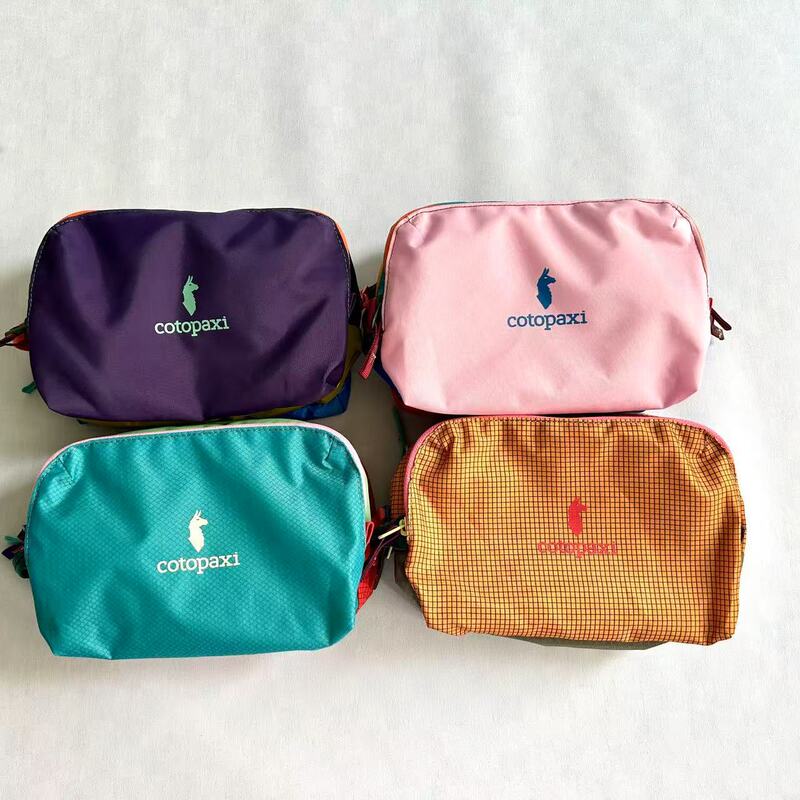 Cotopaxi Toiletry Bag Dopamine Makeup Bag Portable Storage Bag Outdoor Sports Shoulder Handbag Crossbody Bag