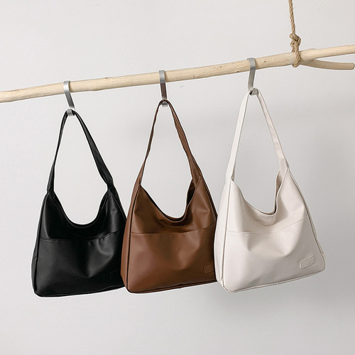 Bags Women's Casual Retro Large Capacity Shoulder Bag  Autumn and Winter New Bucket Bag Korean Style Simple Versatile Women's Bag