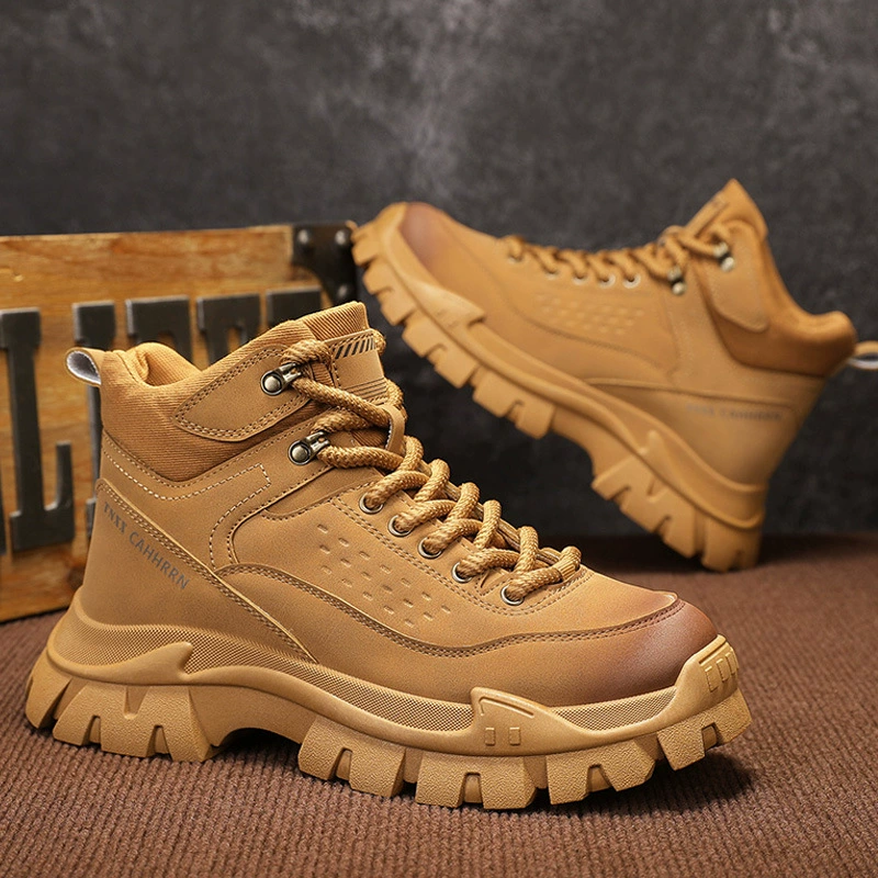 Платформенные низкие мужские ботинки (Martens), массивная подошва, осенняя повседневная обувь, размеры 39–44