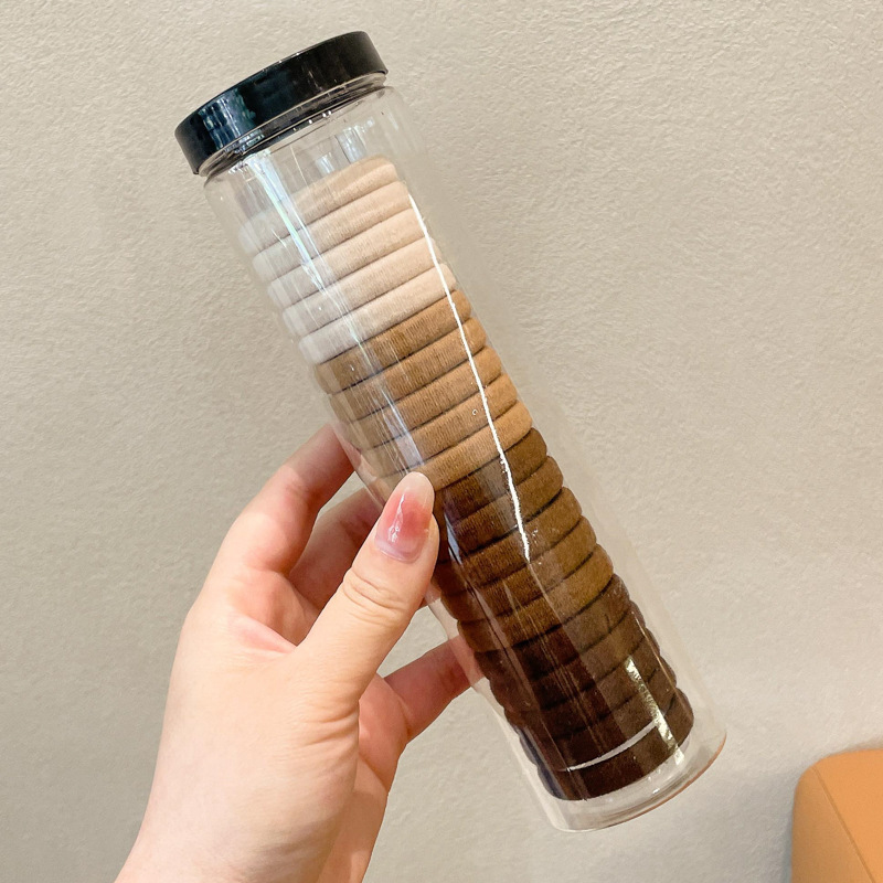 2025 nuevo estilo simple y versátil banda para el cabello sin costuras diadema duradera y de alta elasticidad que no daña el cabello coleta gruesa cuerda para el cabello sombreros