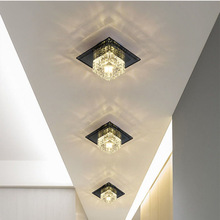 LED水晶过道灯走廊灯玄关灯创意门厅入户灯射灯筒灯3 色调光