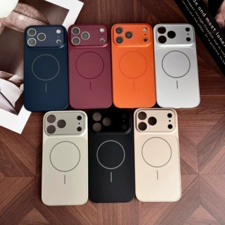 跨境适用iPhone17pomax秒变18磨砂手机壳16pro磁吸防摔15带镜头膜
