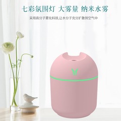 国境を越えた加湿器、寝室用USBミニ小型ポータブル家庭用寝室車載用七色小型Y加湿器