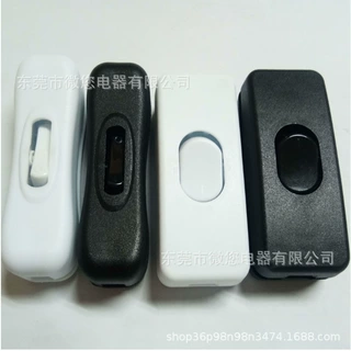 303开关线上床头透明翘板开关 304小功率按钮船型小吊扇台灯开关