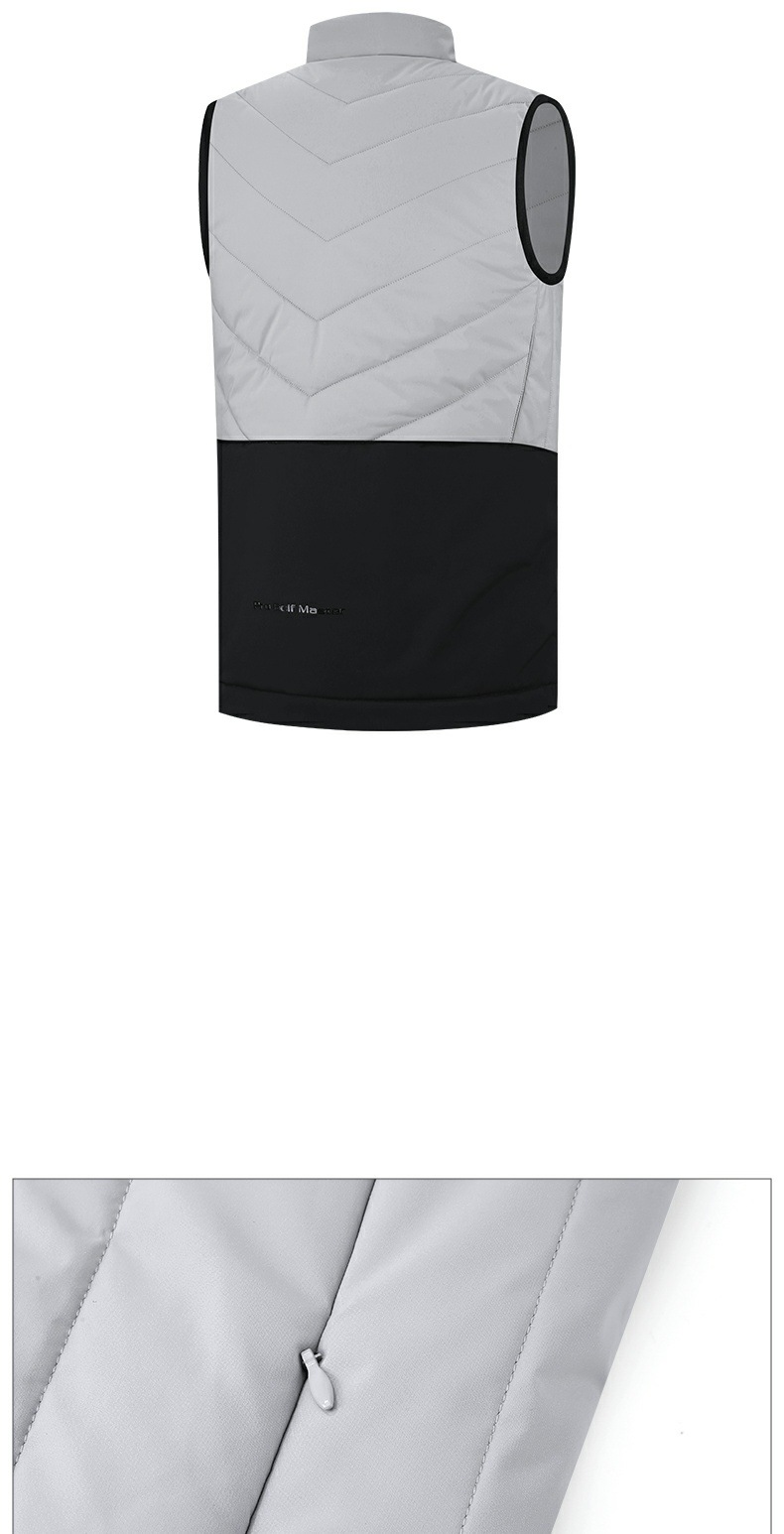 Áo ghi lê golf PGM nam chần bông giữ ấm mùa thu đông — YF519-Áo khoác bông đen [chần bông], YF519-Áo khoác cotton xám [chần bông], YF517-Áo khoác màu đỏ [90% lông vịt trắng], YF517-Áo khoác đen [90% lông vịt trắng] chi tiết 15