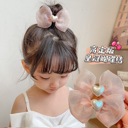 Bow headband children's hairpin headband  new style hair-tying rubber band headband for girls and babies that does not hurt hair