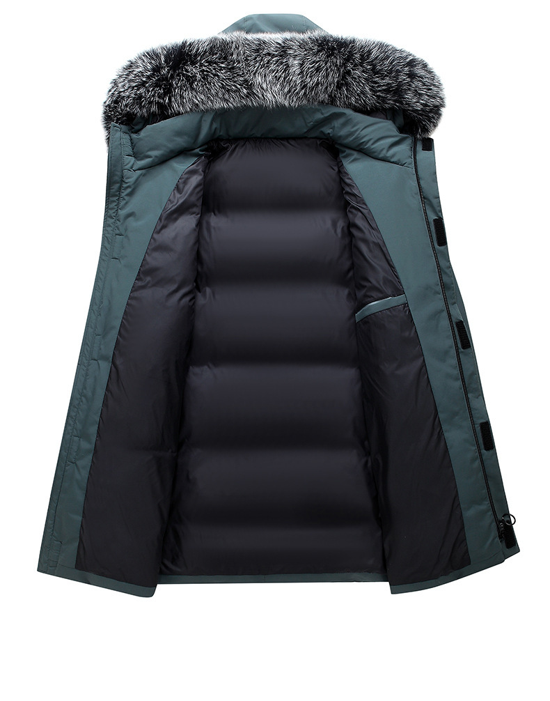 Men's Clothing winter Coat jacket men's trendy brand jacket thickened and warm trendy brand fashionable warm and comfortable Coat jacket_voghion.com