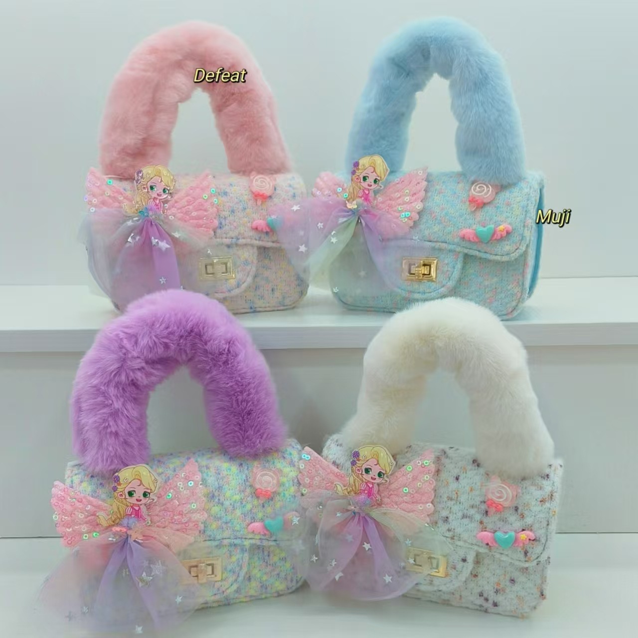 Bolso de peluche, bolso de hombro, bolso de moda, bolso pequeño, bolso de cambio, bolso accesorio