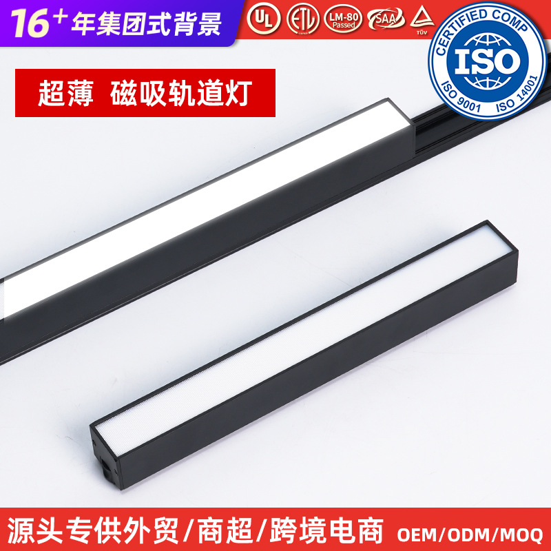 Track Light Track Line Light Light Lámpara de inundación de cubierta abierta Lámpara de difusión larga especial para tienda de ropa Lámpara de complemento LED