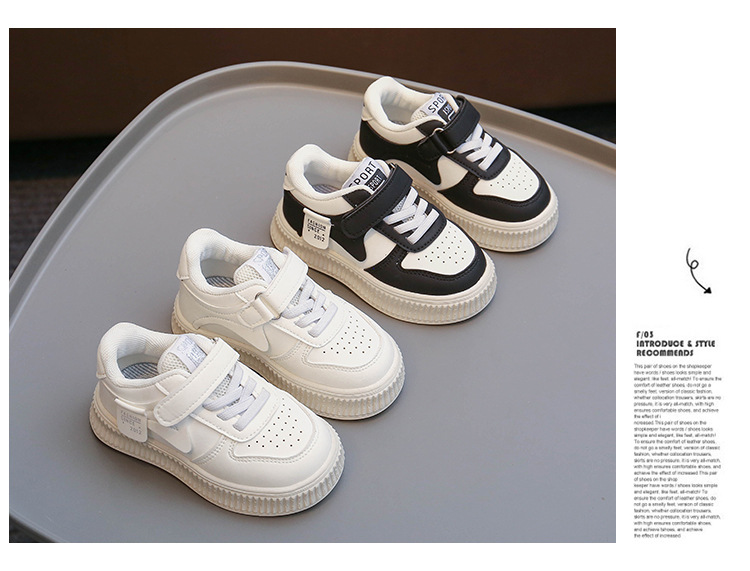 Children's Sneakers Lightweight Soft Sole Trainers For Kids_voghion.com