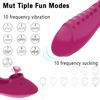 Cross -border 10 -frequency female uses funny adult products tongue licking double shock wearing jumping eggs and butterfly vibration rod masturbation