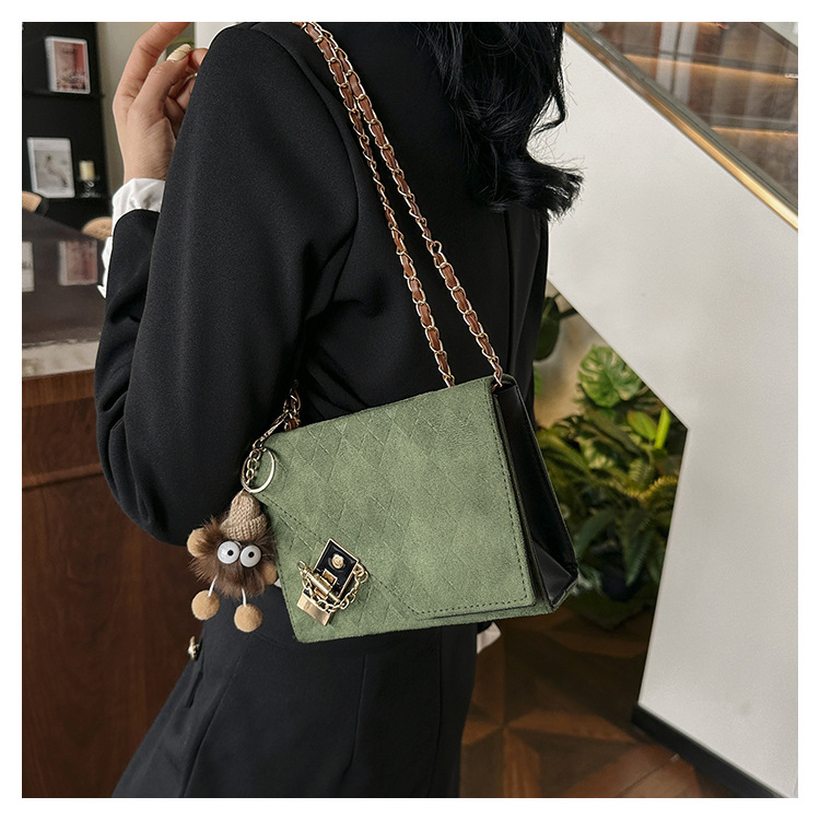 2024 Spring New Trendy Women's Texture Leisure Personality Small Square Single Shoulder Crossbody Bag_voghion.com