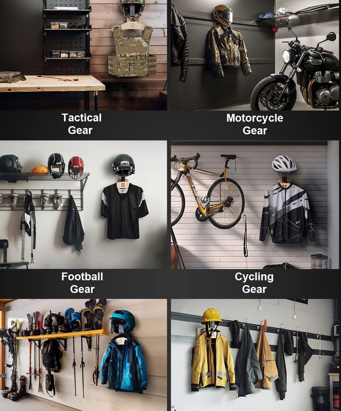 Amazon Hanger Multifunctional Bracket Helmet Hook Clothes Hanger Sports Equipment Storage Rack Clothes Hat Wall Hanger