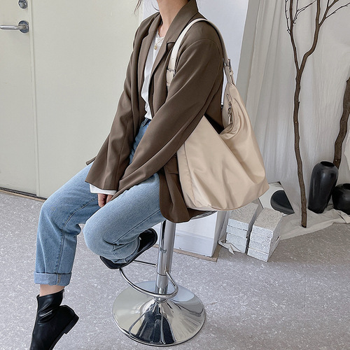 Korean style bag women's bag new  large capacity casual shoulder bag fashion retro nylon women's tote bag trendy