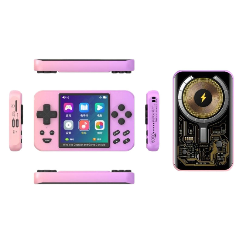 クロスボーダーの新型ハンドヘルドゲーム機L9充電宝マグネット無線充電Q88レトロな古典的な大画面を代行することができる|undefined