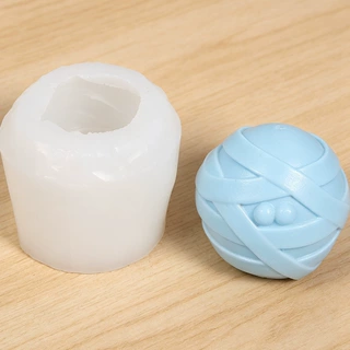 3D立体受伤君绷带幽灵硅胶模具香薰蜡烛石膏模手工皂模滴胶石塑模