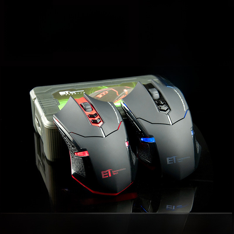 【工厂批发】ET无线鼠标X08静音游戏电脑鼠标mouse激光鼠标无声版