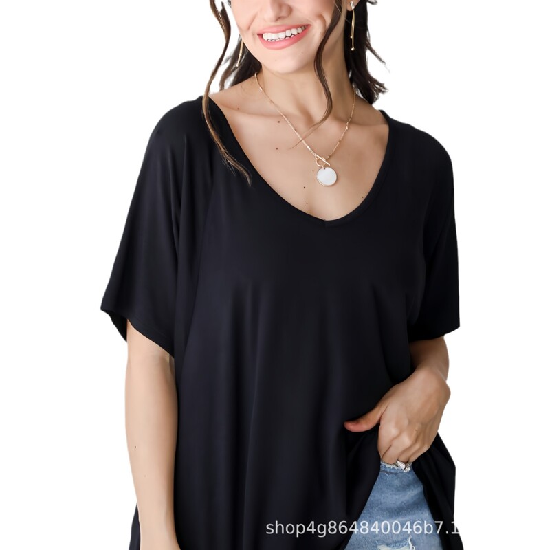 Cross-border Spring and Summer Loose Yoga Short-sleeved Skin-friendly Casual Sports Top Long Slim Breathable Fitness T-shirt Cross-border Spring and Summer Loose Yoga Short-sleeved Skin-friendly Casual Sports Top Long Slim Breathable Fitness T-shirt