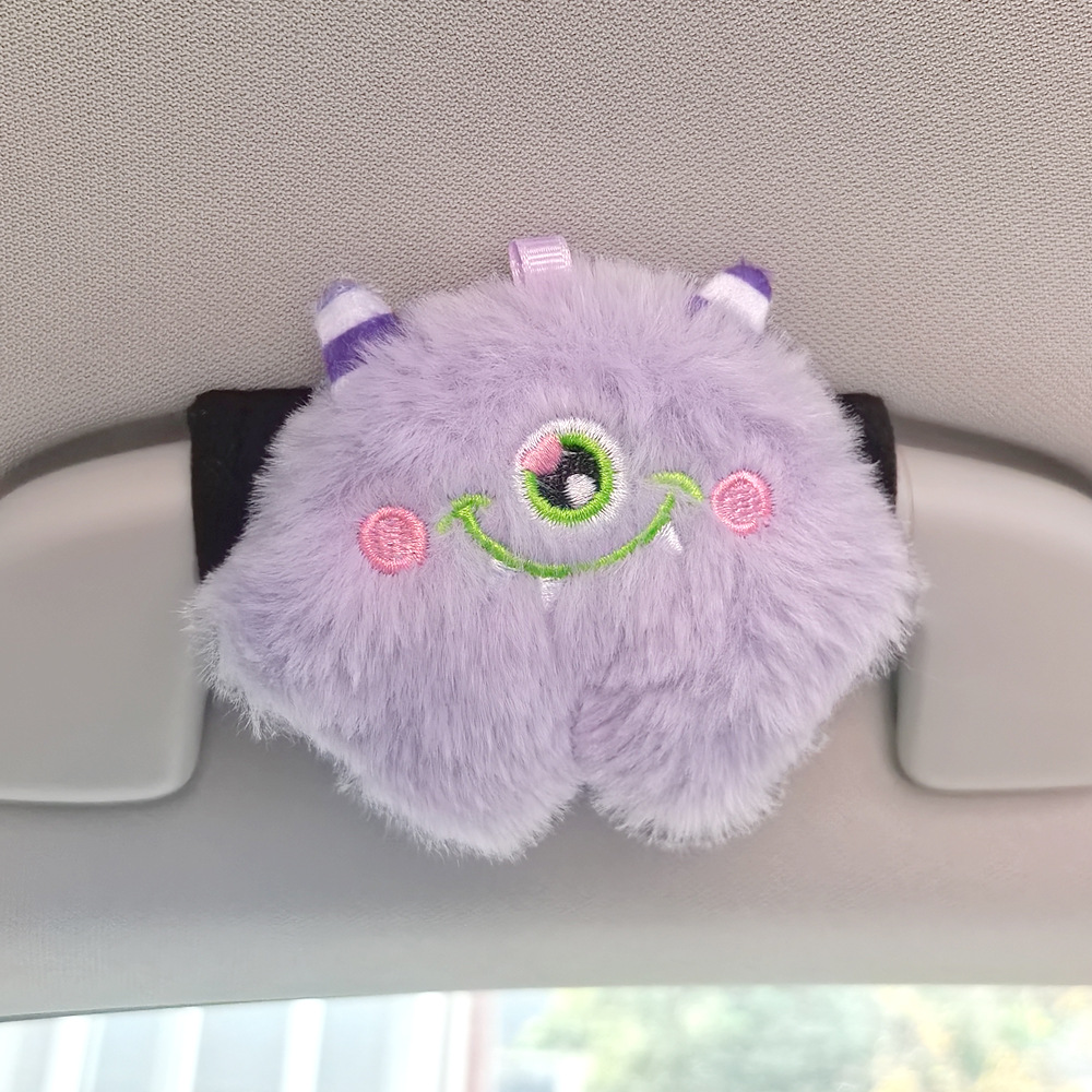 Creativo pequeño monstruo mango de automóvil guante de freno de mano de automóvil general mango de puerta interior guante de techo